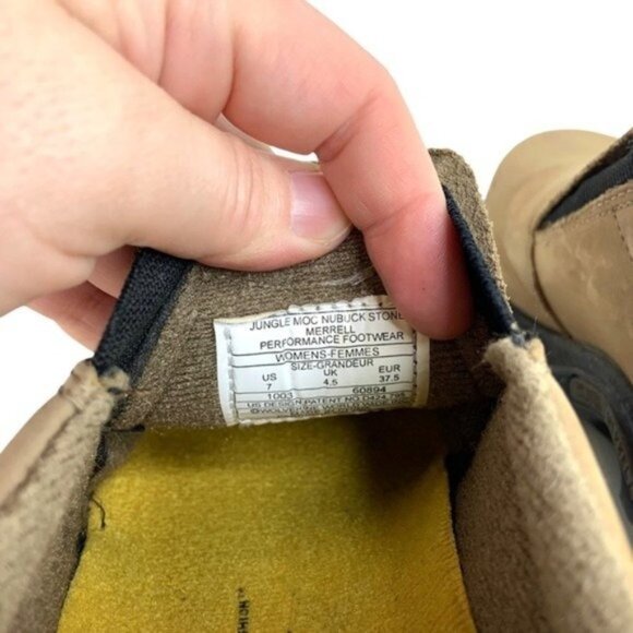 Merrell Jungle Moccassin Nubuck Stone - Picture 6 of 9